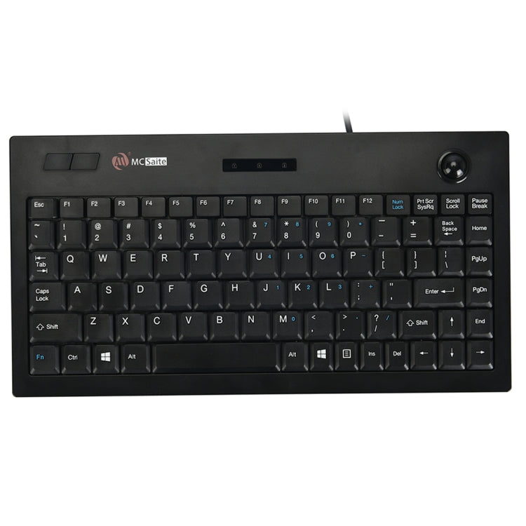 MC Saite MC-9712 Wired 88 Keys Multimedia Computer Keyboard with Trackball for Windows - free shipping - PMC Jewellery - Order now!