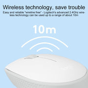 Logitech M172 1000DPI 2.4GHz Wireless Mouse (White)