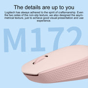Logitech M172 1000DPI 2.4GHz Wireless Mouse (Pink)
