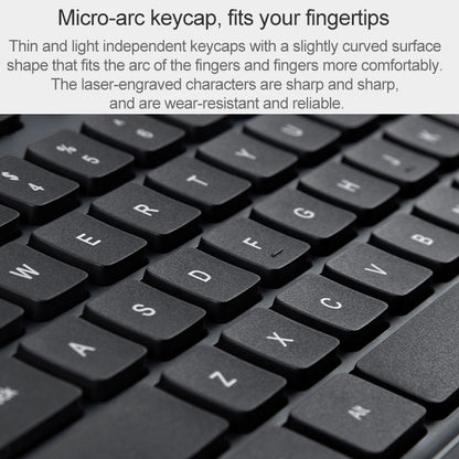 Original Xiaomi 2.4GHz Wireless Keyboard + Mouse Set 2 for Notebook Desktop Laptop(Black) - free shipping - PMC Jewellery - Order now!
