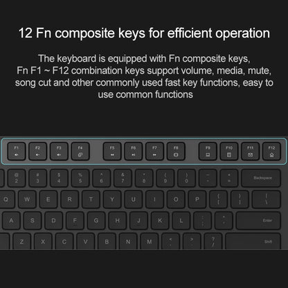 Original Xiaomi 2.4GHz Wireless Keyboard + Mouse Set 2 for Notebook Desktop Laptop(Black) - free shipping - PMC Jewellery - Order now!