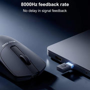 Original Xiaomi  Mouse X1 Wired Wireless 2.4G TTC Micro Switches 8000Hz 26000 DPI Gaming Mouse (Black)