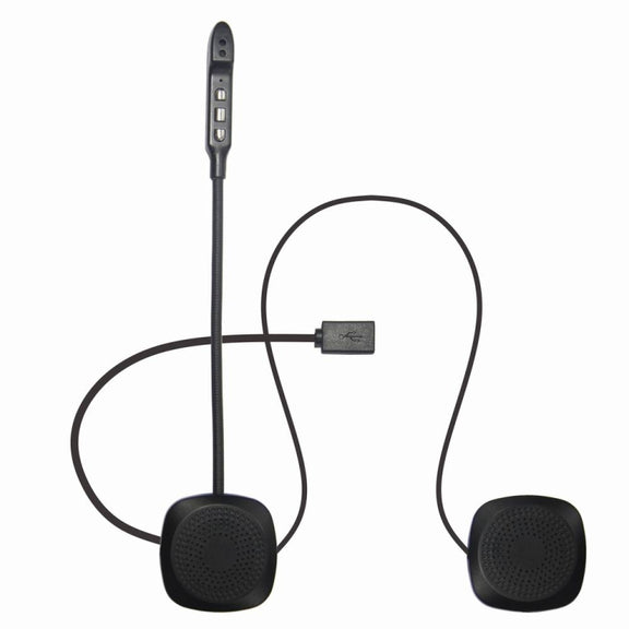 T2 Bluetooth V5.0 Helmet Headset 5V for Motorcycle Driving with Anti-interference Microphone