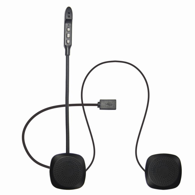 T2 Bluetooth V5.0 Helmet Headset 5V for Motorcycle Driving with Anti-interference Microphone