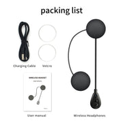 T6 Motorcycle Helmet Bluetooth V5.0 Headset