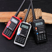 Baofeng BF-UV5R Plus S9 FM Interphone Handheld Walkie Talkie, US Plug (Black)