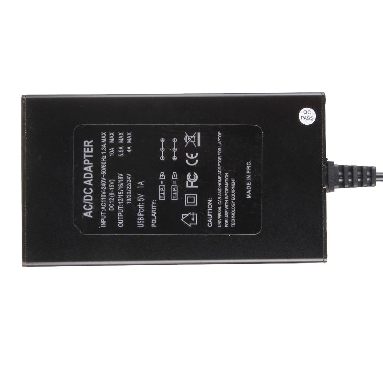 Laptop Notebook Power 100W Universal Charger with Car Charger & AC Power Adapter & 8 Power Adapters & 1 USB Port for Samsung, Sony, Asus, Acer, IBM, HP, DELL, UK Plug - Universal Power Adapter by PMC TechLife | Online Shopping South Africa | PMC TechLife | Buy Now Pay Later Mobicred