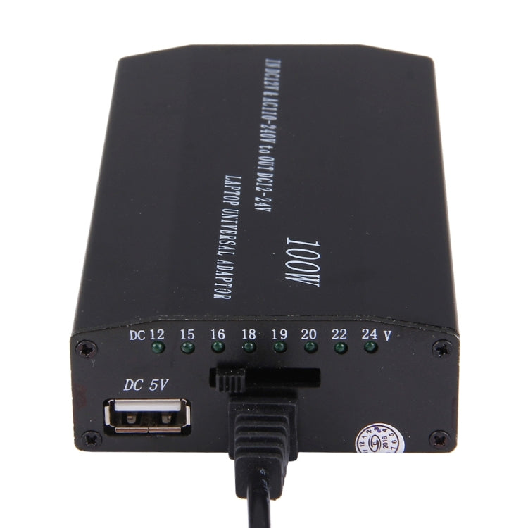Laptop Notebook Power 100W Universal Charger with Car Charger & AC Power Adapter & 8 Power Adapters & 1 USB Port for Samsung, Sony, Asus, Acer, IBM, HP, DELL, UK Plug - Universal Power Adapter by PMC TechLife | Online Shopping South Africa | PMC TechLife | Buy Now Pay Later Mobicred