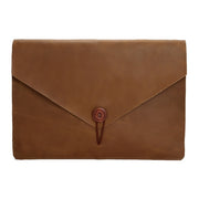 Universal Genuine Leather Business Laptop Tablet Bag, For 15.4 inch and Below Macbook, Samsung, Lenovo, Sony, DELL Alienware, CHUWI, ASUS, HP(Yellow)