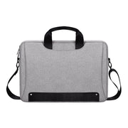 DJ08 Oxford Cloth Water-resistant Wear-resistant Laptop Bag for 15.6 inch Laptops, with Concealed Handle & Luggage Tie Rod & Adjustable Shoulder Strap (Grey)