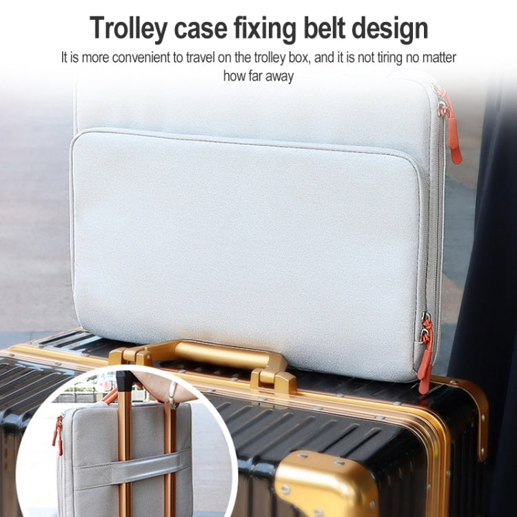 ND03S 13.3 inch Business Casual Laptop Bag(Grey) - 13.3 inch by PMC TechLife | Online Shopping South Africa | PMC TechLife | Buy Now Pay Later Mobicred