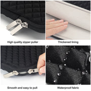 Diamond Texture Laptop Liner Bag, Size: 13.3 inch (Mint Green)