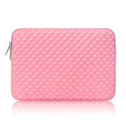 Diamond Texture Laptop Liner Bag, Size: 14-15.4 inch (Pink)