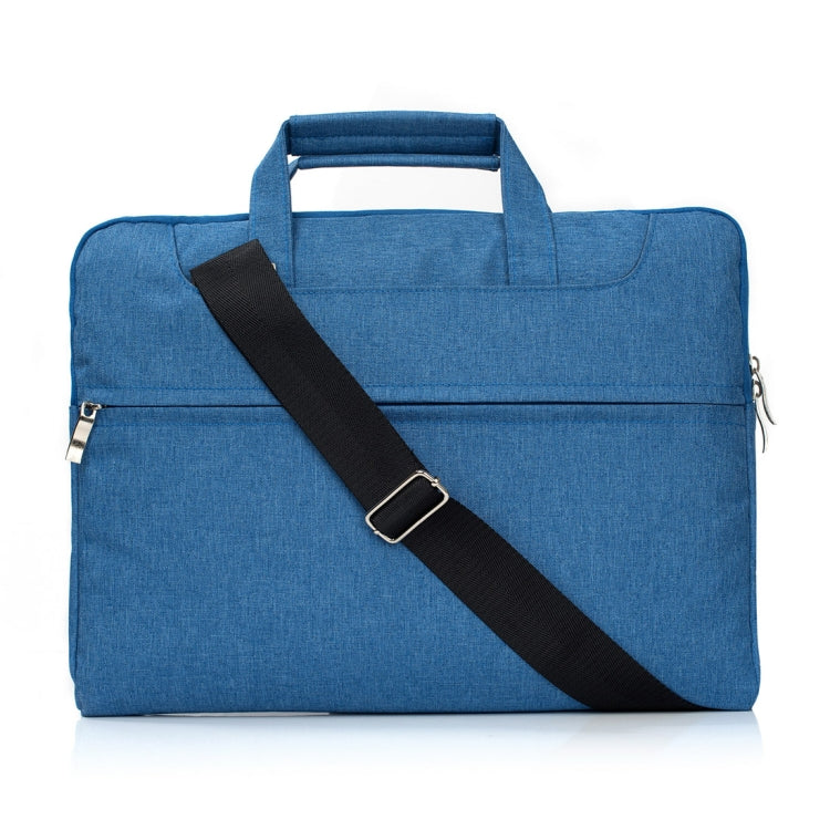Portable One Shoulder Handheld Zipper Laptop Bag, For 13.3 inch and Below Macbook, Samsung, Lenovo, Sony, DELL Alienware, CHUWI, ASUS, HP(Blue) - free shipping - PMC TechLife - Order now!
