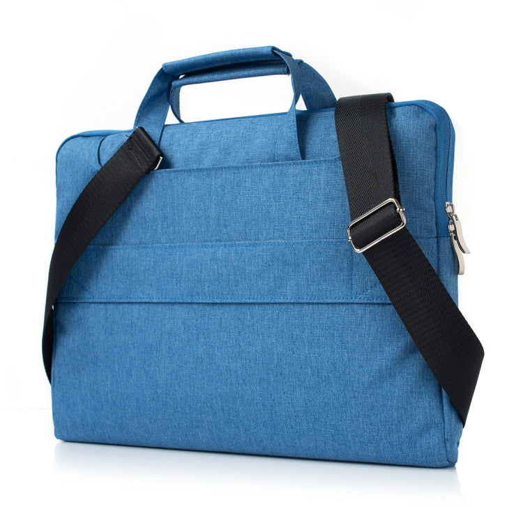 Portable One Shoulder Handheld Zipper Laptop Bag, For 13.3 inch and Below Macbook, Samsung, Lenovo, Sony, DELL Alienware, CHUWI, ASUS, HP(Blue) - free shipping - PMC TechLife - Order now!