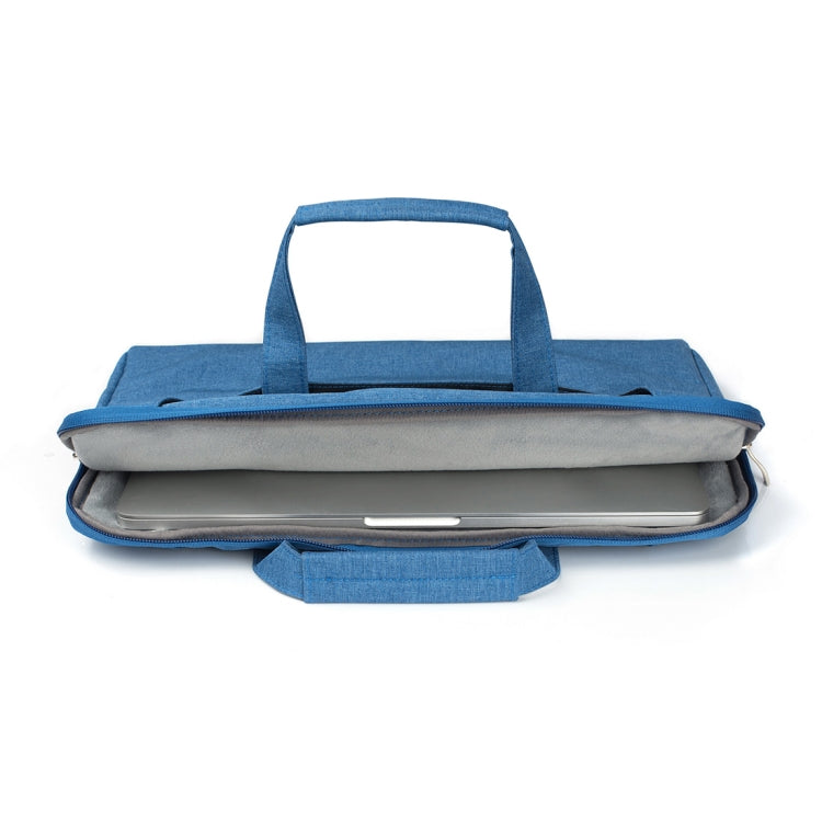 Portable One Shoulder Handheld Zipper Laptop Bag, For 13.3 inch and Below Macbook, Samsung, Lenovo, Sony, DELL Alienware, CHUWI, ASUS, HP(Blue) - free shipping - PMC TechLife - Order now!
