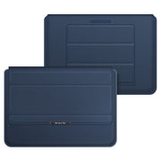 4 in 1 Universal Laptop Holder PU Water-resistant Protection Wrist Laptop Bag, Size: 17 inch(Navy Blue)