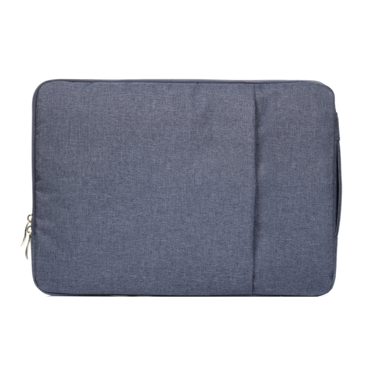 13.3 inch Universal Fashion Soft Laptop Denim Bags Portable Zipper Notebook Laptop Case Pouch for MacBook Air / Pro, Lenovo and other Laptops, Size: 35.5x26.5x2cm (Dark Blue) - 13.3 inch by PMC Jewellery | Online Shopping South Africa | PMC Jewellery | Buy Now Pay Later Mobicred