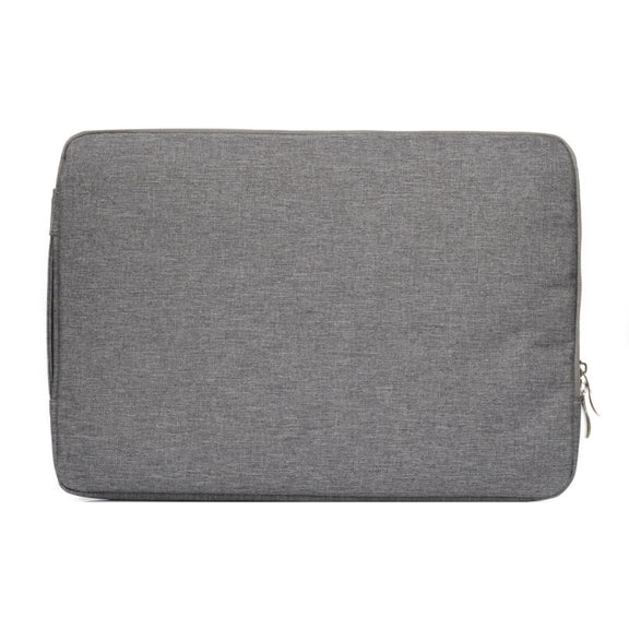 13.3 inch Universal Fashion Soft Laptop Denim Bags Portable Zipper Notebook Laptop Case Pouch for MacBook Air / Pro, Lenovo and other Laptops, Size: 35.5x26.5x2cm(Grey)