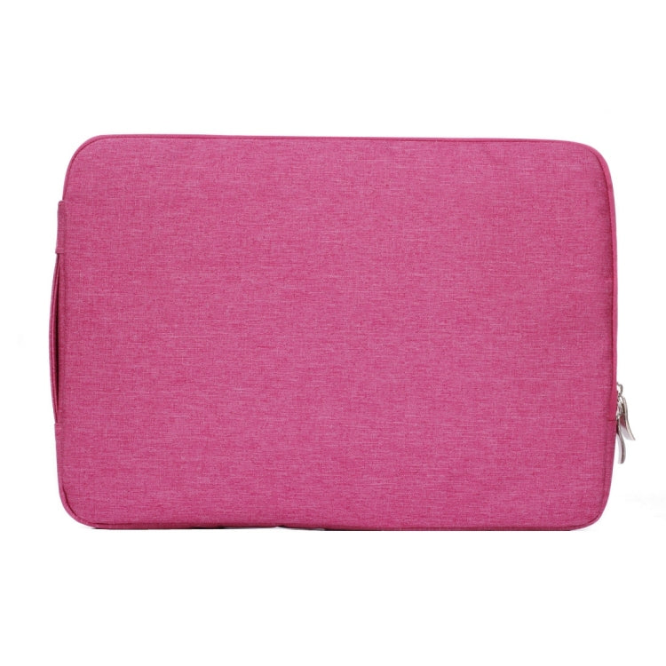 13.3 inch Universal Fashion Soft Laptop Denim Bags Portable Zipper Notebook Laptop Case Pouch for MacBook Air / Pro, Lenovo and other Laptops, Size: 35.5x26.5x2cm (Magenta) - free shipping - PMC TechLife - Order now!