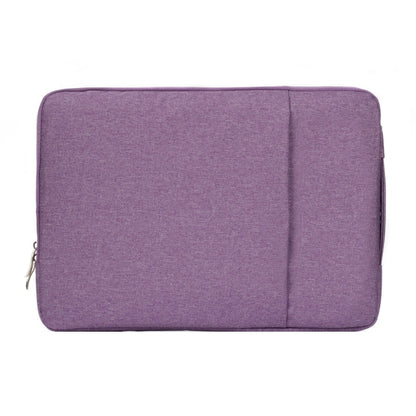 13.3 inch Universal Fashion Soft Laptop Denim Bags Portable Zipper Notebook Laptop Case Pouch for MacBook Air / Pro, Lenovo and other Laptops, Size: 35.5x26.5x2cm (Purple) - 13.3 inch by PMC Jewellery | Online Shopping South Africa | PMC Jewellery | Buy Now Pay Later Mobicred