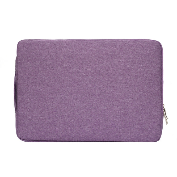 13.3 inch Universal Fashion Soft Laptop Denim Bags Portable Zipper Notebook Laptop Case Pouch for MacBook Air / Pro, Lenovo and other Laptops, Size: 35.5x26.5x2cm (Purple) - 13.3 inch by PMC Jewellery | Online Shopping South Africa | PMC Jewellery | Buy Now Pay Later Mobicred