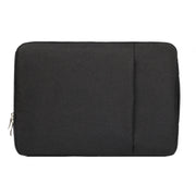 15.4 inch Universal Fashion Soft Laptop Denim Bags Portable Zipper Notebook Laptop Case Pouch for MacBook Air / Pro, Lenovo and other Laptops, Size: 39.2x28.5x2cm(Black)