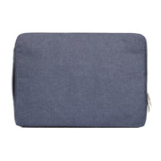 15.4 inch Universal Fashion Soft Laptop Denim Bags Portable Zipper Notebook Laptop Case Pouch for MacBook Air / Pro, Lenovo and other Laptops, Size: 39.2x28.5x2cm (Dark Blue)