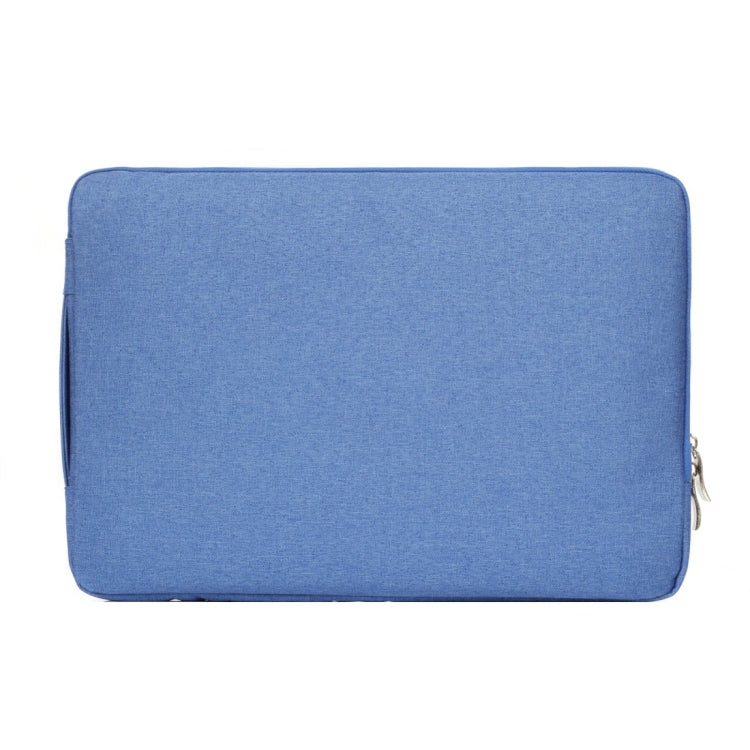 15.4 inch Universal Fashion Soft Laptop Denim Bags Portable Zipper Notebook Laptop Case Pouch for MacBook Air / Pro, Lenovo and other Laptops, Size: 39.2x28.5x2cm(Blue) - 15 inch by PMC TechLife | Online Shopping South Africa | PMC TechLife | Buy Now Pay Later Mobicred