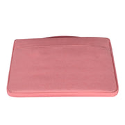 11.6 inch Fashion Casual Polyester + Nylon Laptop Handbag Briefcase Notebook Cover Case, For Macbook, Samsung, Lenovo, Xiaomi, Sony, DELL, CHUWI, ASUS, HP(Pink)