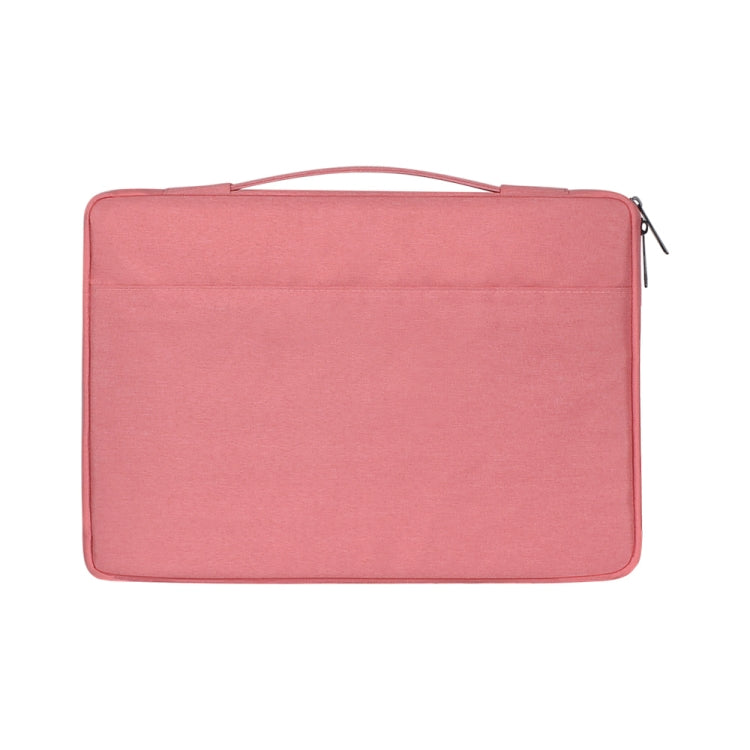 13.3 inch Fashion Casual Polyester + Nylon Laptop Handbag Briefcase Notebook Cover Case, For Macbook, Samsung, Lenovo, Xiaomi, Sony, DELL, CHUWI, ASUS, HP (Pink) - free shipping - PMC Jewellery - Order now!