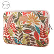 Lisen 11.6 inch Sleeve Case Colorful Leaves Zipper Briefcase Carrying Bag (White) - free shipping - PMC TechLife - Order now!