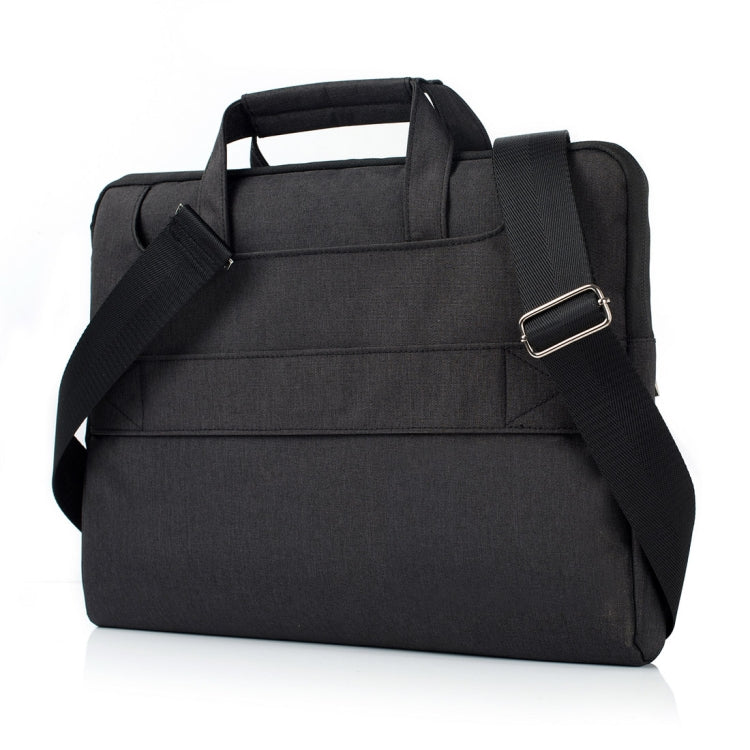 Portable One Shoulder Handheld Zipper Laptop Bag, For 15.4 inch and Below Macbook, Samsung, Lenovo, Sony, DELL Alienware, CHUWI, ASUS, HP (Black) - 15 inch by PMC TechLife | Online Shopping South Africa | PMC TechLife | Buy Now Pay Later Mobicred
