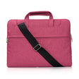 Portable One Shoulder Handheld Zipper Laptop Bag, For 15.4 inch and Below Macbook, Samsung, Lenovo, Sony, DELL Alienware, CHUWI, ASUS, HP (Magenta) - 15 inch by PMC TechLife | Online Shopping South Africa | PMC TechLife | Buy Now Pay Later Mobicred