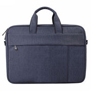 DJ03 Water-resistant Anti-scratch Anti-theft One-shoulder Handbag for 13.3 inch Laptops, with Suitcase Belt(Navy Blue)