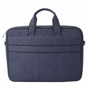 DJ03 Water-resistant Anti-scratch Anti-theft One-shoulder Handbag for 13.3 inch Laptops, with Suitcase Belt(Navy Blue)