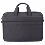 DJ03 Water-resistant Anti-scratch Anti-theft One-shoulder Handbag for 14.1 inch Laptops, with Suitcase Belt(Black)