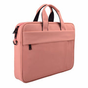 DJ03 Water-resistant Anti-scratch Anti-theft One-shoulder Handbag for 15.6 inch Laptops, with Suitcase Belt(Pink)