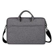 ST01S Water-resistant Oxford Cloth Hidden Portable Strap One-shoulder Handbag for 13.3 inch Laptops (Dark Gray)