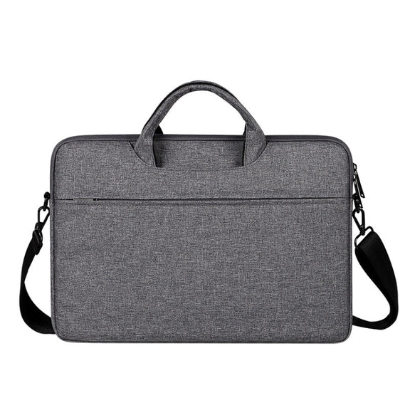 ST01S Water-resistant Oxford Cloth Hidden Portable Strap One-shoulder Handbag for 13.3 inch Laptops (Dark Gray)