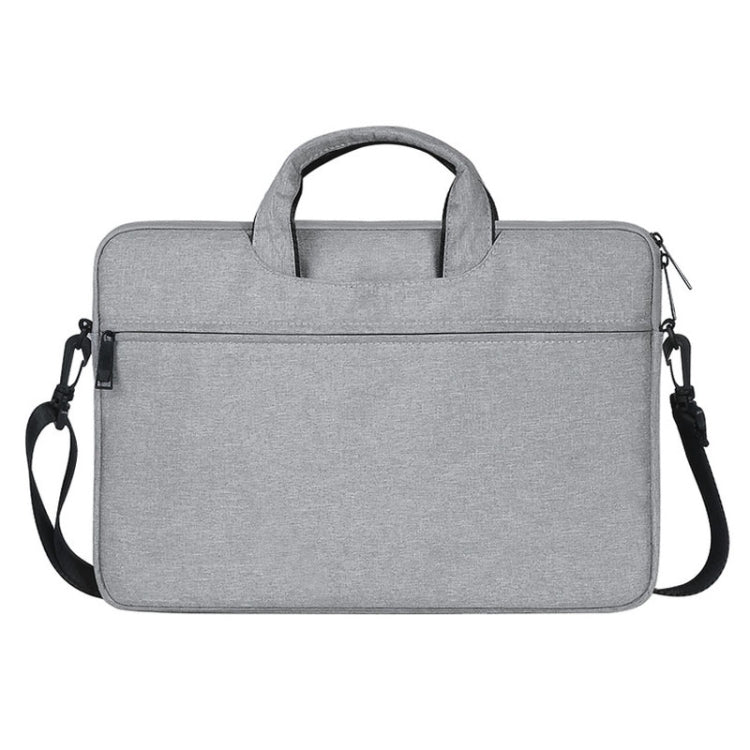 ST01S Water-resistant Oxford Cloth Hidden Portable Strap One-shoulder Handbag for 13.3 inch Laptops(Light Grey)