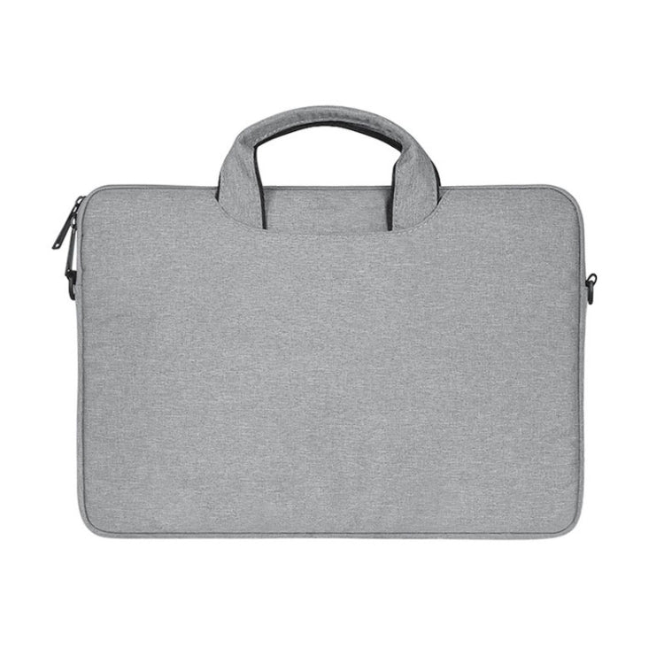 ST01S Water-resistant Oxford Cloth Hidden Portable Strap One-shoulder Handbag for 13.3 inch Laptops(Light Grey)