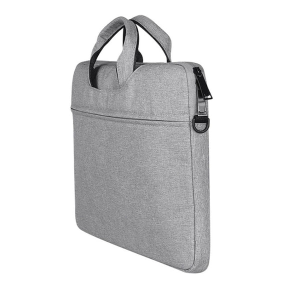 ST01S Water-resistant Oxford Cloth Hidden Portable Strap One-shoulder Handbag for 13.3 inch Laptops(Light Grey)