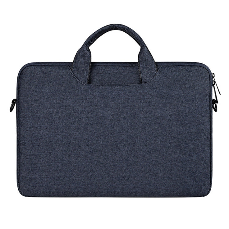 ST01S Water-resistant Oxford Cloth Hidden Portable Strap One-shoulder Handbag for 13.3 inch Laptops (Navy Blue)