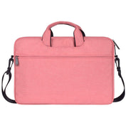 ST01S Water-resistant Oxford Cloth Hidden Portable Strap One-shoulder Handbag for 14.1 inch Laptops(Pink)