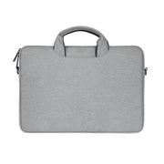 ST01S Water-resistant Oxford Cloth Hidden Portable Strap One-shoulder Handbag for 14.1 inch Laptops(Light Grey)