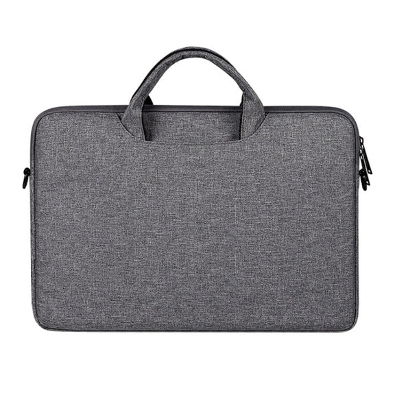 ST01S Water-resistant Oxford Cloth Hidden Portable Strap One-shoulder Handbag for 15.6 inch Laptops (Dark Gray)