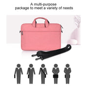 ST01S Water-resistant Oxford Cloth Hidden Portable Strap One-shoulder Handbag for 15.6 inch Laptops (Navy Blue)