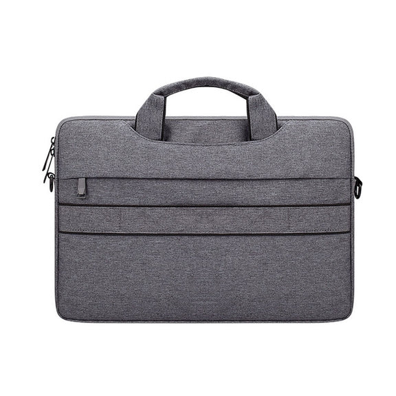 ST02S Water-resistant Tear Resistance Hidden Portable Strap One-shoulder Handbag for 13.3 inch Laptops, with Suitcase Belt(Dark Gray)