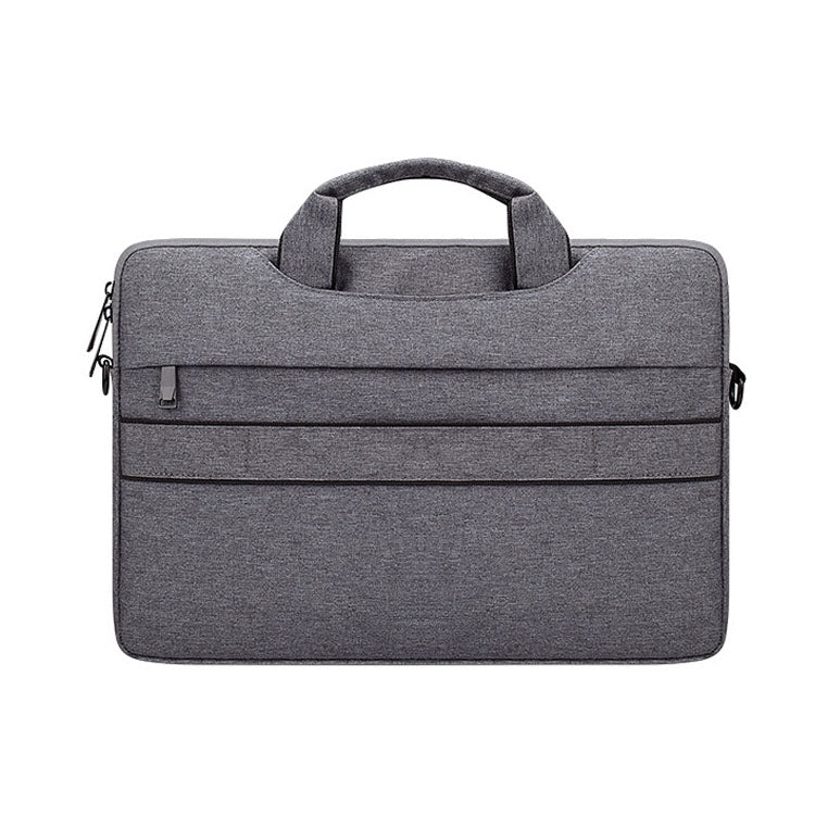 ST02S Water-resistant Tear Resistance Hidden Portable Strap One-shoulder Handbag for 13.3 inch Laptops, with Suitcase Belt(Dark Gray)